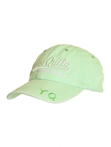 Șapcă verde cu cozoroc și broderie