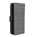 Portofel elegant negru de damă cu închidere cu capse