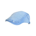 Bască bărbătească clasică din denim bleu
