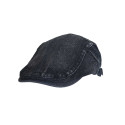 Bască bărbătească clasică din denim negru