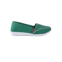 Espadrile verde Rose