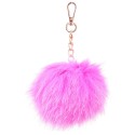 Pompon roz din piele