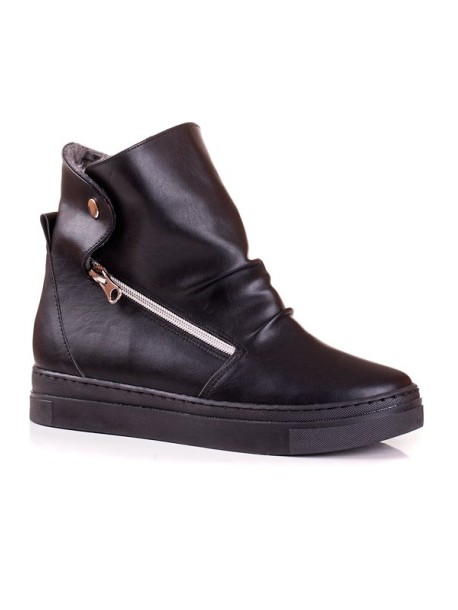 Botine de dama cu fermoar