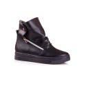 Botine de dama cu fermoar