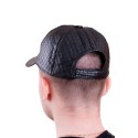 Sapca baseball din piele naturala - neagra