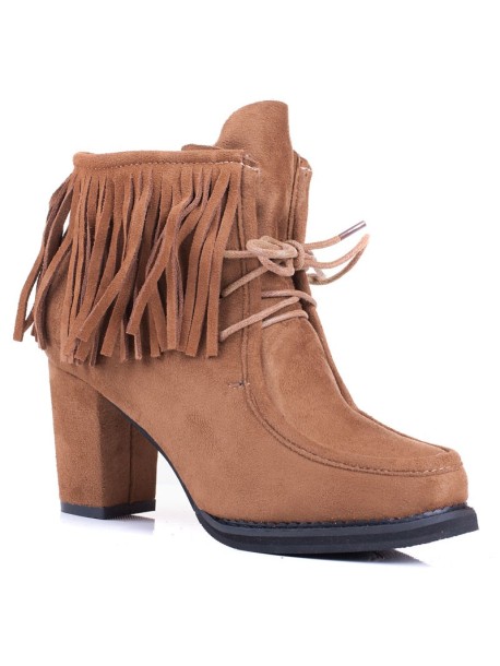 Botine de dama pe toc inalt