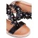 Sandale plate - negru