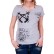 Tricou gri cu spatele spectaculos