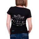 Tricou negru cu spatele spectaculos