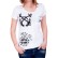 Tricou alb cu spatele spectaculos
