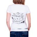 Tricou alb cu spatele spectaculos