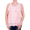 Top de dama pe culoare pudra