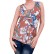 Top cu imprimeu floral si jabou