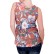 Top cu imprimeu floral si jabou