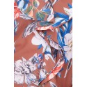 Top cu imprimeu floral si jabou