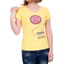 Tricou galben de damă Foggy