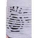 Tricou gri cu spatele spectaculos