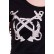 Tricou negru cu spatele spectaculos