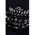 Tricou negru cu spatele spectaculos