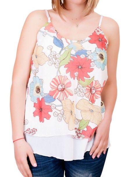 Maieu de dama cu imprimeu floral