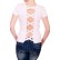 Tricou roz cu decupat la spate