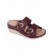 Pantofi din piele - bordo 1