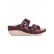 Pantofi din piele - bordo 2