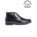 Botine negre barbatesti din piele naturala