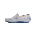 Mocasini de barbati din piele naturala - gri