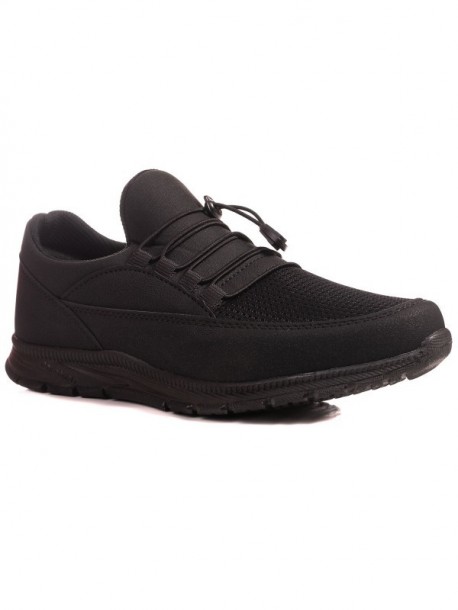 Adidași pentru adolescenți fără cravate - negru