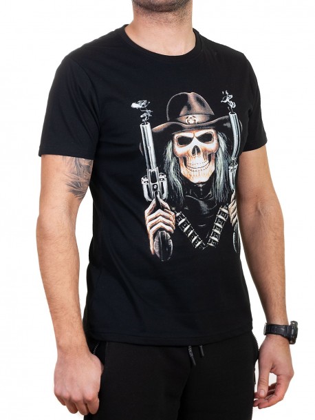 Tricou bărbătesc cu craniu
