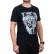 Tricou bărbătesc negru cu lup 2