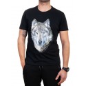 Tricou pentru bărbați cu imprimeu de lup