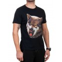 Tricou bărbătesc cu imprimeu de lup