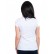Tricou alb de femei cu mâneci scurte 1