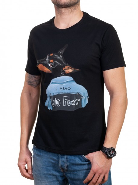 Tricou bărbătesc cu câine