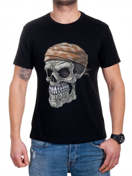 Tricou pentru bărbați cu craniu