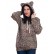 Hanorac de dama leopard cu urechi 3