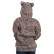 Hanorac de dama leopard cu urechi 4