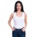 Top de dama alb simplu 2