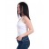 Top de dama alb simplu 3