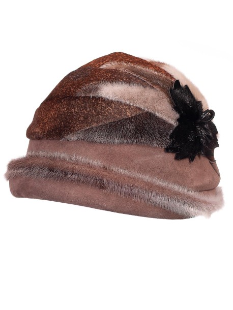 Palarie din piele autentica
