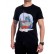 Tricou bărbătesc negru cu corabie 1