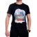 Tricou bărbătesc negru cu corabie 2