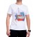 Tricou bărbătesc alb cu corabie 2
