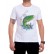 Tricou bărbătesc cu pește verde 1