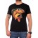 Tricou bărbătesc negru cu crap 1
