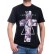Tricou bărbătesc negru cu imprimeu 1