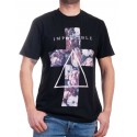 Tricou bărbătesc negru cu imprimeu