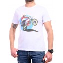 Tricou bărbătesc cu motocicletă